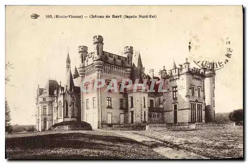 Cartes postales (Haute Vienne) Environs de Limoges Le Chateau de Bort (Facade Nord Est)