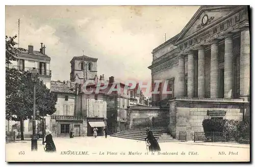 Cartes postales Angouleme La Place du Murier et le Boulevard de l'Est