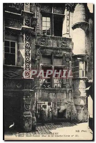 Cartes postales Angouleme L'Hotel Saint Simon