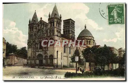 Cartes postales Angouleme La Cathedrale