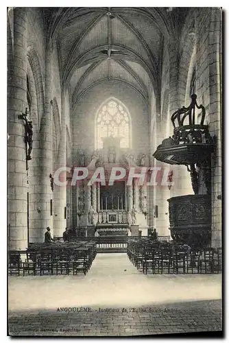 Cartes postales Angouleme Interieur de l'Eglise St Andre