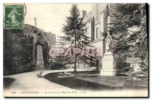 Cartes postales Angouleme Le Jardin de l'Hotel de Ville
