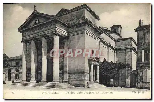 Cartes postales Angouleme L'Eglise St Jacques de Lhoumeau