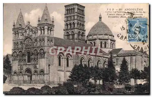 Cartes postales Angouleme Cathedrale