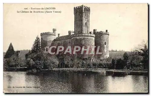 Cartes postales Environs de Limoges Le Chateau de Montbrun (Haute Vienne)