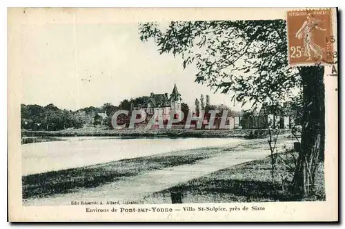 Ansichtskarte AK Environs de Pont sur Yonne Villa St Sulpice pres de Sixte