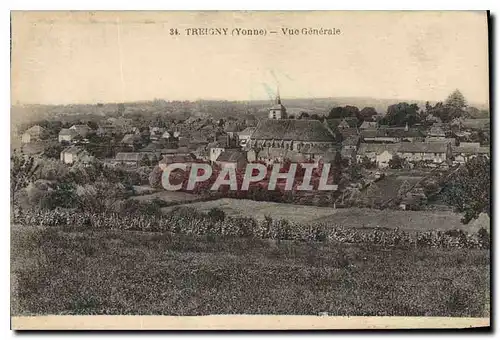 Cartes postales Treigny (Yonne) Vue generale