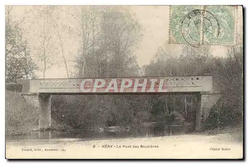 Cartes postales Hery Le Pont des Baudieres