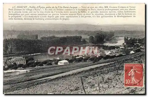 Cartes postales Joigny Vallee d'Avizy Prise de la Cote Saint Jacques