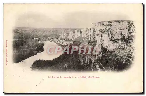 Cartes postales Les Roches du Saussois pres Mailly le Chateau