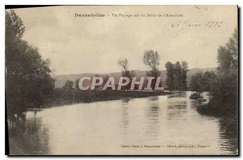 Ansichtskarte AK Dannemoine Un Paysage sur les Bords de l'Armancon