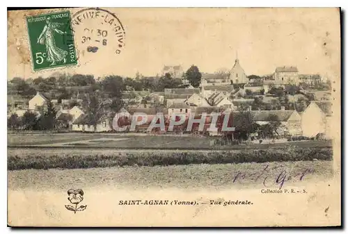 Cartes postales Saint Agnan (Yonne) Vue generale