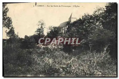 Cartes postales Cheny Syr les Bords d'Armancon L'Eglise