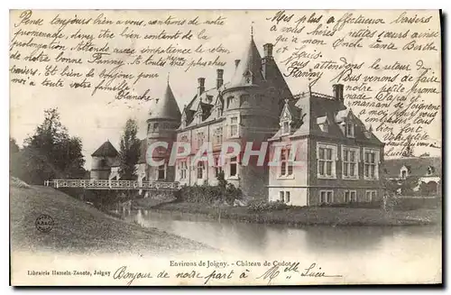 Cartes postales Environs de Joigny Chateau de Cudot