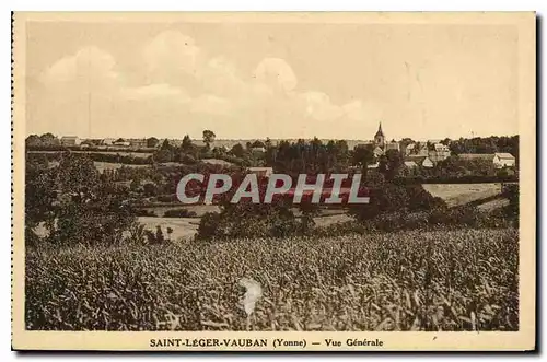 Cartes postales Saint Leger Vauban (Yonne) Vue generale