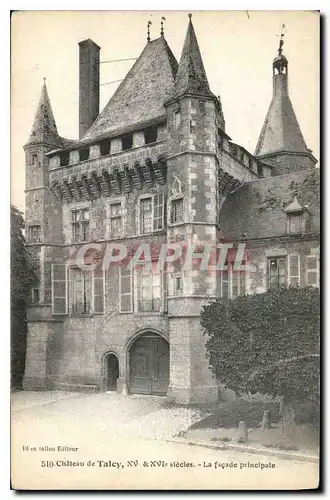 Ansichtskarte AK Chateau de Talcy La facade principale