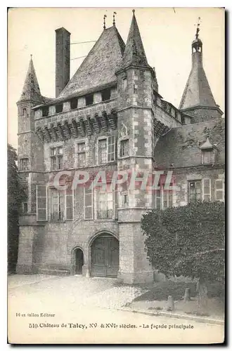 Cartes postales Chateau de Talcy La facade principale