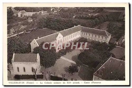 Cartes postales Villeblevin (Yonne) La Colonie scolaire du XII arrond