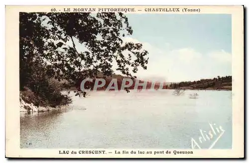 Ansichtskarte AK Le Morvan Pittoresque Chastellux (Yonne) Lac du Crescent