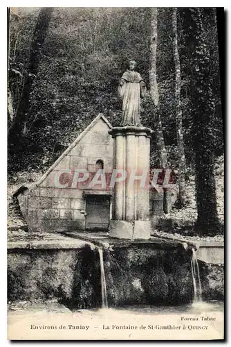 Cartes postales Environs de Tanlay La Fontaine de St Gauthier a Quincy