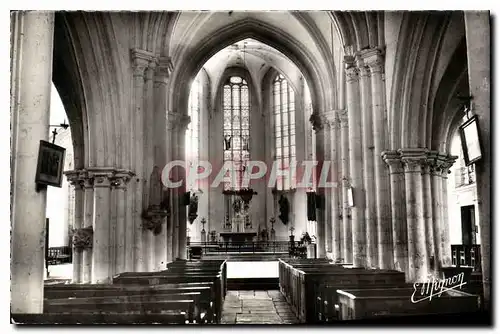 Ansichtskarte AK Dannemoine (Yonne) Interieur de l'Eglise (XIIIe siecle)
