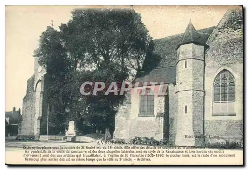 Ansichtskarte AK Avrolles Yonne L'Eglise