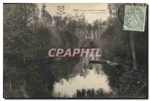 Cartes postales Cezy Yonne La Piece d'eau