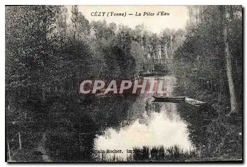 Cartes postales Cezy Yonne La Piece d'Eau