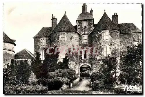 Cartes postales Environs de Saint Sauveur en Puisaye Yonne Treigny Ratilly Entree du Chateau Fort Porte a pont l
