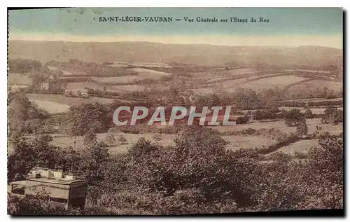 Cartes postales Saint Leger Vauban Vue Generale sur l'Etang du Roy