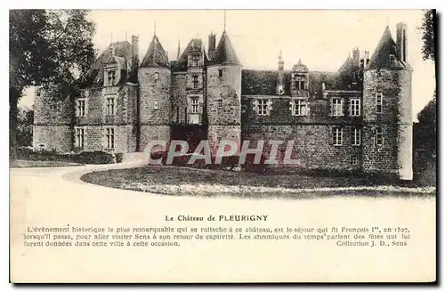 Cartes postales Le Chateau de Fleurigny