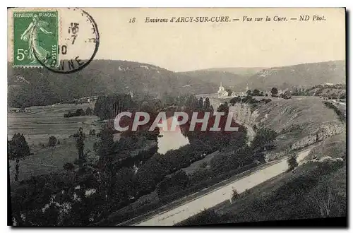 Cartes postales Environs d'Arcy sur Cure Vue sur la Cure