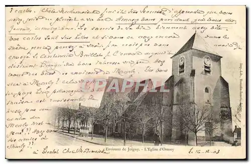 Ansichtskarte AK Environs de Joigny L'Eglise d'Ormoy