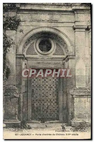 Cartes postales Jouancy Porte d'entree du Chateau XIV siecle