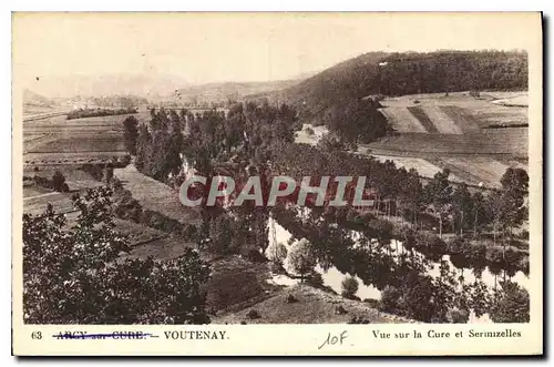 Cartes postales Voutenay Vue sur la Cure et Sermizelles