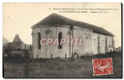 Cartes postales Ancien Prieure de St Jean les Bons Hommes a Sauvigny le Bois