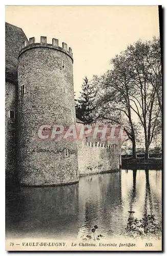 Cartes postales Vault de Lugny Le Chateau Enceinte fortifee