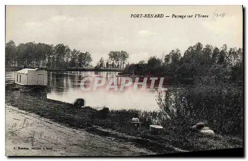 Cartes postales Port Renard Paysage sur l'Yonne