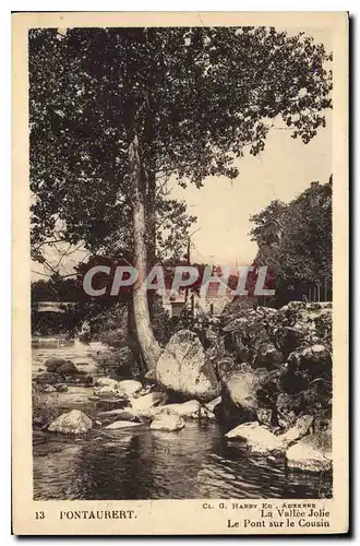 Cartes postales Pontaurert La Vallee Jolie Le Pont sur le Cousin