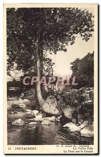 Cartes postales Pontaurert La Vallee Jolie Le Pont sur le Cousin