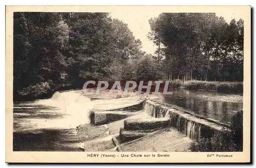Cartes postales Hery Yonne Une Chute sur le Serein