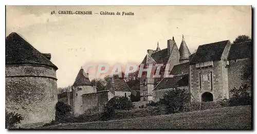 Cartes postales Chatel Censoir Chateau de Faulin