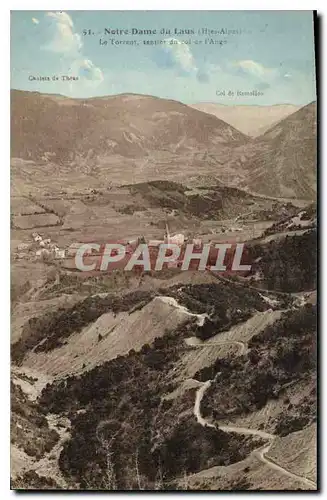 Cartes postales Notre Dame du Laus Hte Alpes Le Torrent sentier di col de l'Ange