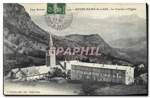 Ansichtskarte AK Les Alpes Notre Dame du Laus Le Couvent et l'Eglise