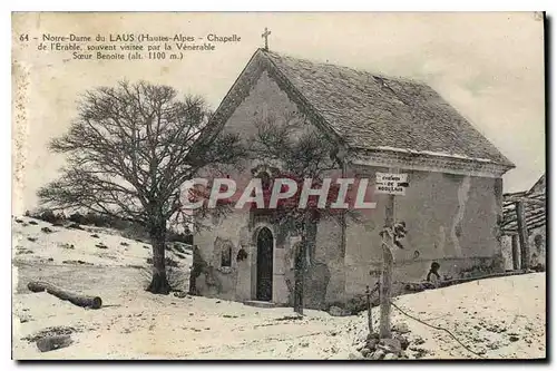 Ansichtskarte AK Notre Dame du Laus Hautes Alpes Chapelle de l'Erable souvent visitee par la Venerable Soeur Beno