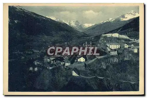 Ansichtskarte AK Dauphine Briancon Le fort du Chateau et vallee de la Guisanne Lautaret