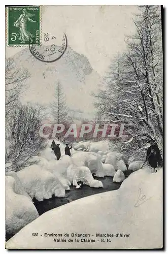 Ansichtskarte AK Environs de Briancon Marches d'hiver Vallee de la Clairee