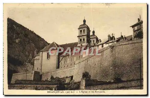 Ansichtskarte AK Briancon L'Eglise et les Remparts