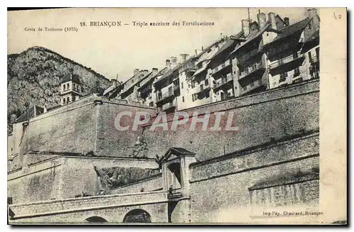 Ansichtskarte AK Briancon Triple enceinte des Fortifications