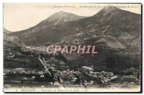 Ansichtskarte AK Briancon Panorama sur Briancon et les Forts